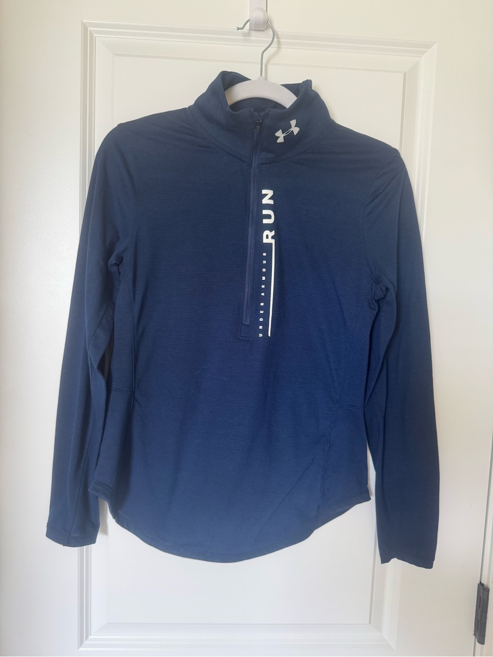 Under Armour Navy Half-Zip Run Performance Pullover